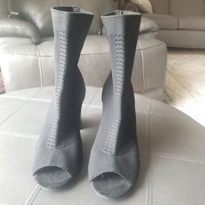 Black Spandex Booties